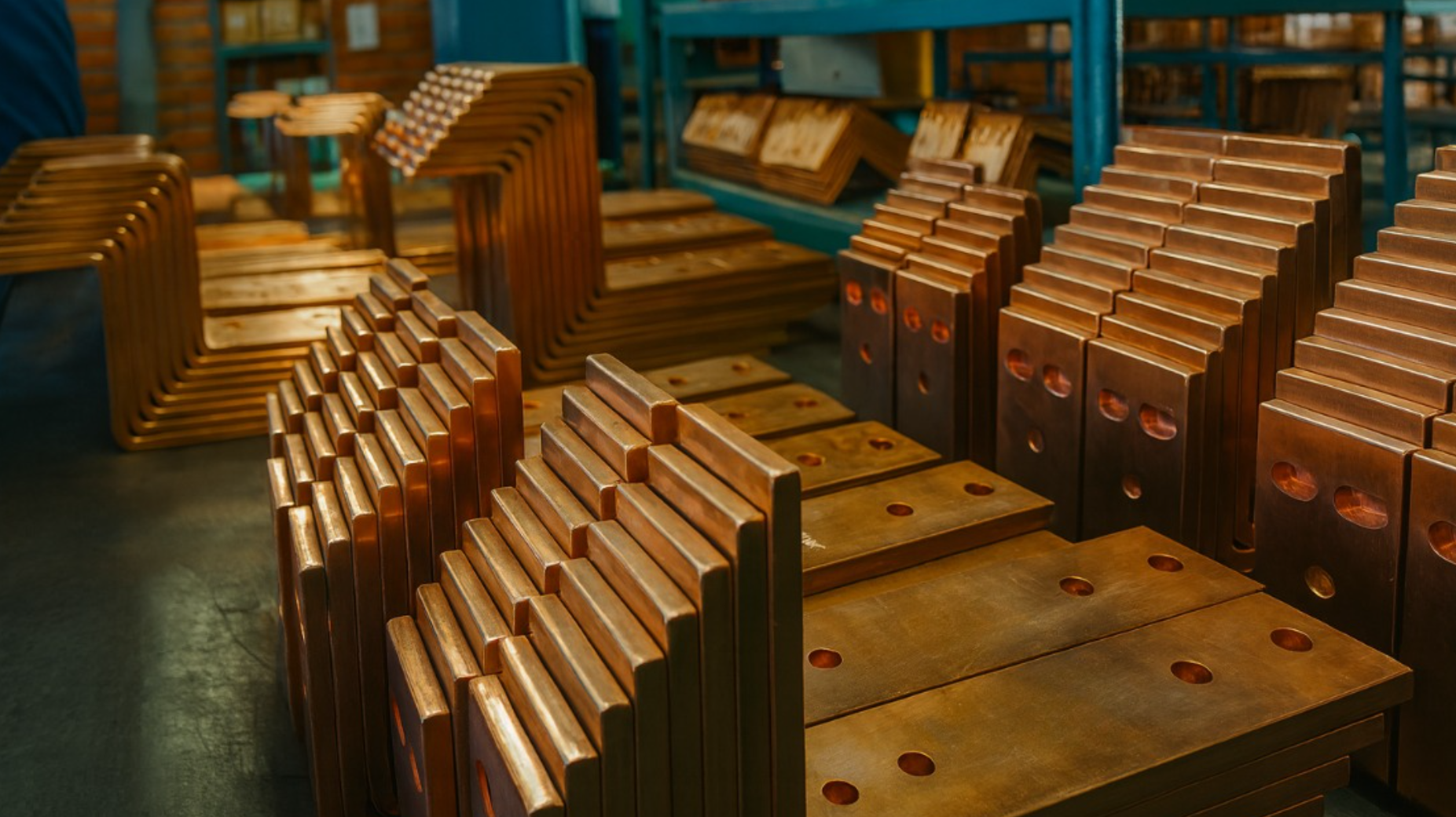 Barramentos de Cobre